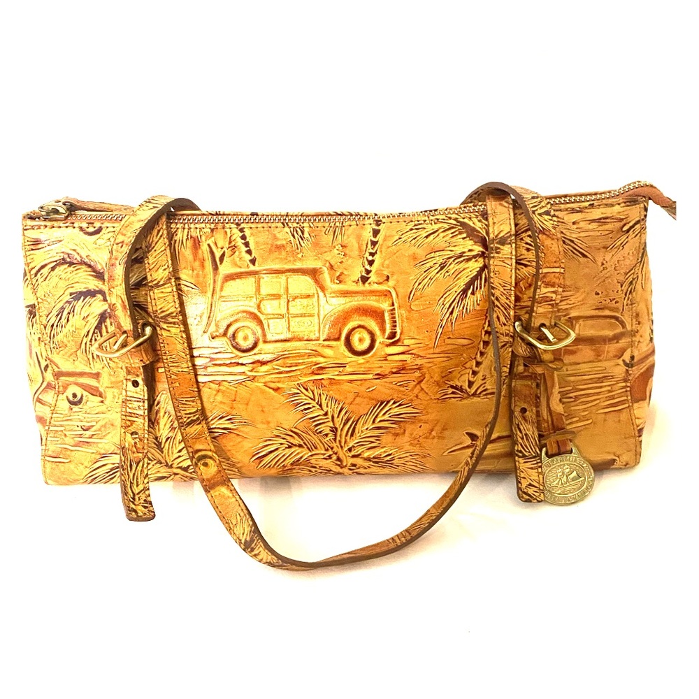 Brahmin purse with palm trees
